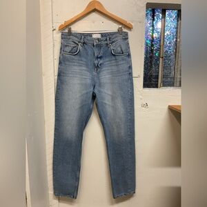 ASOS Design High Rise Straight Leg Jeans Size 32